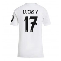 Real Madrid Lucas Vazquez #17 Domáci Ženy futbalový dres 2024-25 Krátky Rukáv